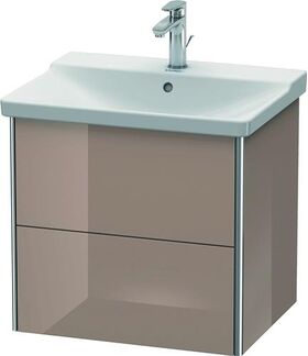 Duravit Waschtischunterbau XSQUARE 565x610x473mm cappuccino hochglanz