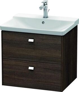 Duravit Waschtischunterbau BRIOSO Griffe chr 561x620x479mm kastanie dunkel