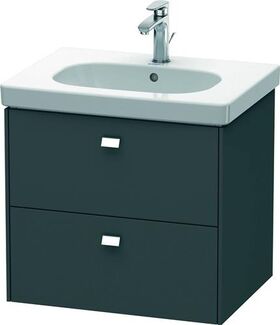 Duravit Waschtischunterbau BRIOSO Griffe chrom 563x620x469mm graphit matt