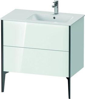 Duravit Waschtischunterbau XVIU 594x810x480mm Prof. sw ma weiß hochglanz