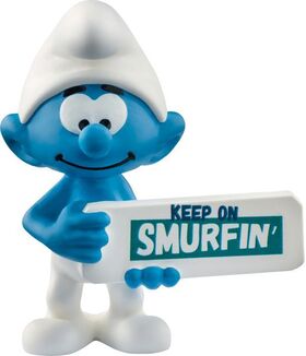 Schlumpf Smurfin Schild