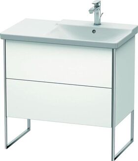 Duravit Waschtischunterbau XSQUARE Becken rechts 805x810x473mm weiß matt