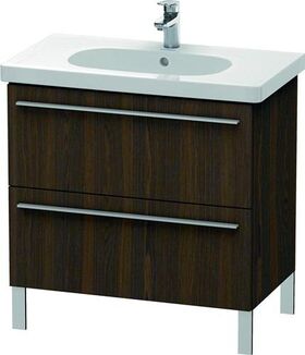 Duravit Waschtischunterbau X-LARGE 800x470x668mm nussbaum gebürstet