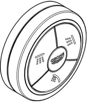 Grohe Fernbedienung chrom