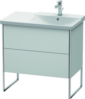 Duravit Waschtischunterbau XSQUARE Be rechts 805x810x473mm weiß seidenmatt