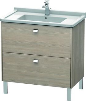 Duravit WT-Unterbau BRIOSO COMPACT Griffe chrom 693x820x469mm pine silver