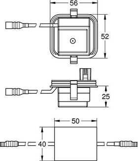 Grohe Steck-Transformator chr