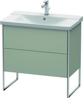 Duravit Waschtischunterbau XSQUARE 805x810x473mm taupe seidenmatt