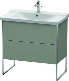 Duravit Waschtischunterbau XSQUARE 805x810x473mm steingrau seidenmatt