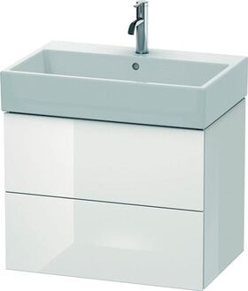 Duravit Waschtischunterbau L-CUBE 544x684x459mm weiß hochglanz