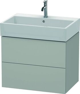 Duravit Waschtischunterbau L-CUBE 544x684x459mm betongrau matt