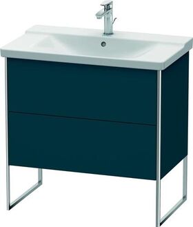 Duravit Waschtischunterbau XSQUARE 805x810x473mm nachtblau seidenmatt