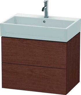 Duravit Waschtischunterbau L-CUBE 544x684x459mm amerikanisch nussbaum