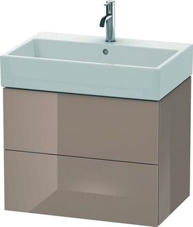 Duravit Waschtischunterbau L-CUBE 544x684x459mm cappuccino hochglanz