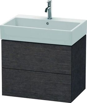 Duravit Waschtischunterbau L-CUBE 544x684x459mm eiche dunkel gebürstet