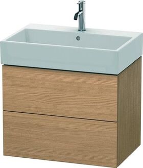 Duravit Waschtischunterbau L-CUBE 544x684x459mm europäische eiche