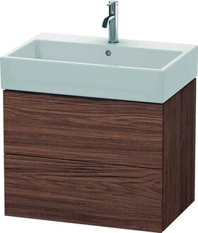 Duravit Waschtischunterbau L-CUBE 544x684x459mm nussbaum dunkel