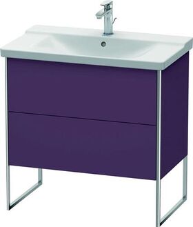 Duravit Waschtischunterbau XSQUARE 805x810x473mm aubergine seidenmatt