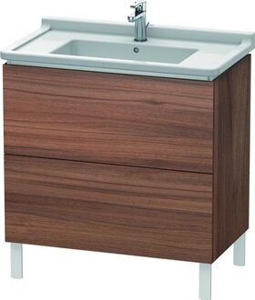 Duravit Waschtischunterbau L-CUBE 469x820x712mm nussbaum natur