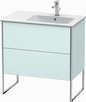 Duravit Waschtischunterbau XSQUARE 832x810x478mm Be rechts lichtblau matt