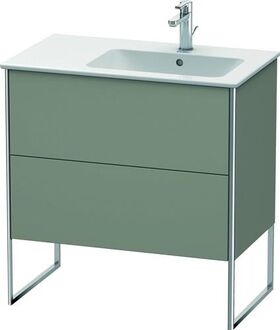 Duravit Waschtischunterbau XSQUARE 832x810x478mm Be re steingrau seidenmatt