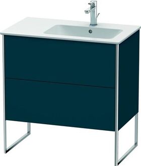 Duravit Waschtischunterbau XSQUARE 832x810x478mm Be re nachtblau seidenmatt