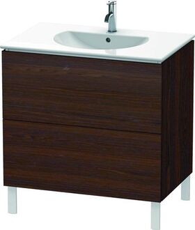 Duravit Waschtischunterbau L-CUBE 534x820x704mm nussbaum gebürstet