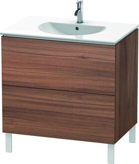 Duravit Waschtischunterbau L-CUBE 534x820x704mm nussbaum natur