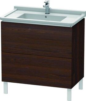 Duravit Waschtischunterbau L-CUBE 469x820x712mm nussbaum gebürstet