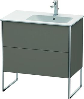 Duravit Waschtischunterbau XSQUARE 832x810x478mm Be re fla grey seidenmatt