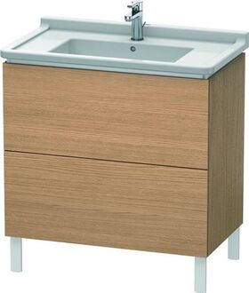 Duravit Waschtischunterbau L-CUBE 469x820x712mm europäische eiche