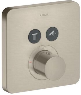 Thermostat SHOWERSELECT SOFT AXOR UP für 2 Verbraucher brushed nickel