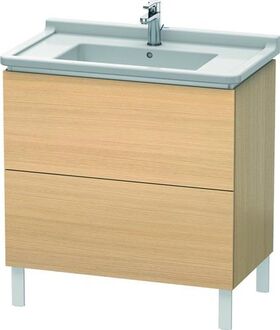 Duravit Waschtischunterbau L-CUBE 469x820x712mm mediterrane eiche