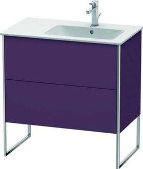 Duravit Waschtischunterbau XSQUARE 832x810x478mm Be re aubergine seidenmatt