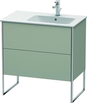 Duravit Waschtischunterbau XSQUARE 832x810x478mm Be rechts taupe seidenmatt