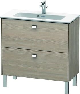 Duravit WT-Unterbau BRIOSO COMPACT Griffe chrom 683x820x389mm pine silver