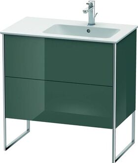 Duravit Waschtischunterbau XSQUARE 832x810x478mm Be re dolo grey hochglanz