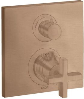 Thermostat AXOR CITTERIO UP m Ab-/Umstellv. u KreGr bru red gold