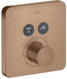 Thermostat SHOWERSELECT SOFT AXOR UP für 2 Verbraucher brushed red gold