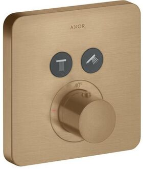 Thermostat SHOWERSELECT SOFT AXOR UP für 2 Verbraucher brushed bronze