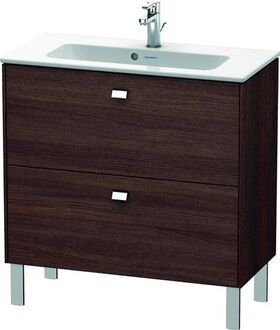 Duravit WT-Unterbau BRIOSO COMPACT Griffe chr 683x820x389mm kastanie dunkel