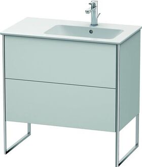 Duravit Waschtischunterbau XSQUARE 832x810x478mm Be rechts weiß seidenmatt