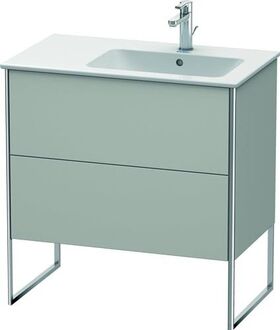 Duravit Waschtischunterbau XSQUARE 832x810x478mm Be rechts betongrau matt