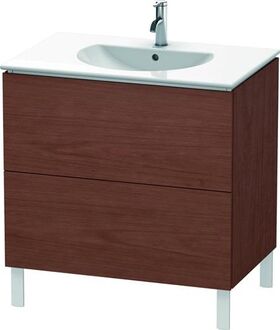 Duravit Waschtischunterbau L-CUBE 534x820x704mm amerikanisch nussbaum