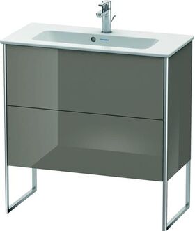 Duravit WTU COMPACT XSQUARE 832x810x388mm flannel grey hochglanz