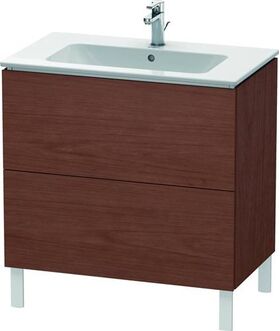 Duravit Waschtischunterbau L-CUBE 820x481x704mm amerikanisch nussbaum