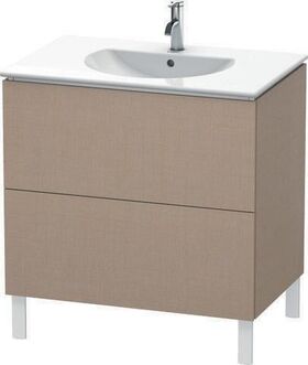 Duravit Waschtischunterbau L-CUBE 534x820x704mm flannel grey hochglanz