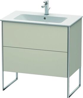 Duravit Waschtischunterbau XSQUARE 832x810x478mm taupe matt