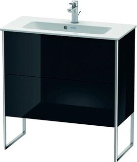 Duravit WTU COMPACT XSQUARE 832x810x388mm schwarz hochglanz