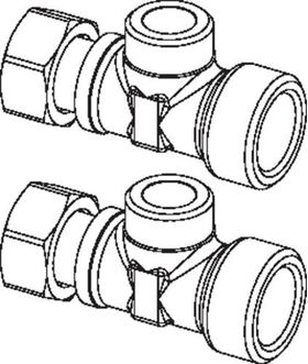 OV Heizkreisanschlussstück Set = 2 Stück